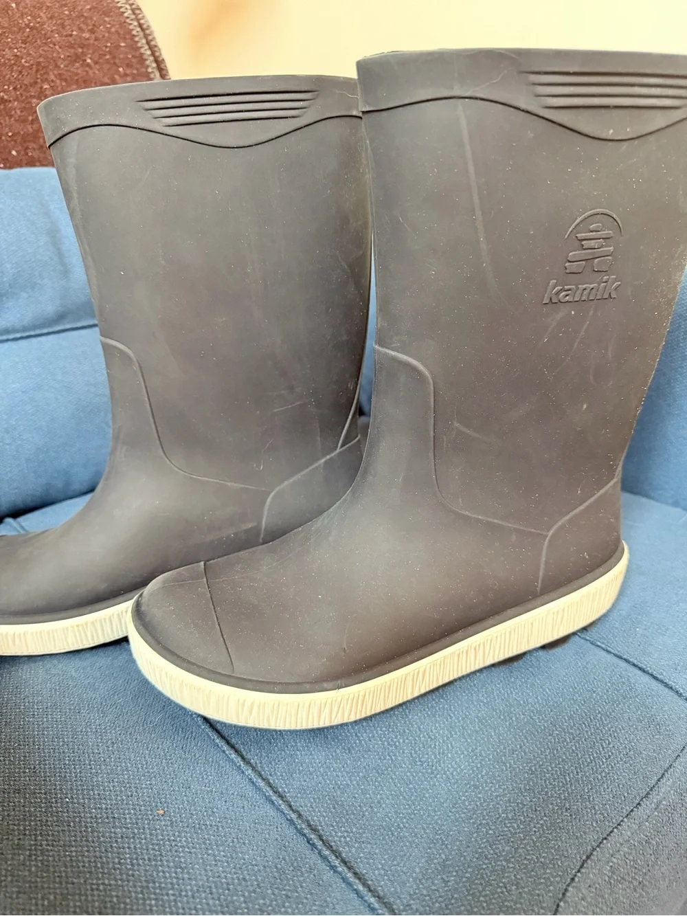 Kamik Kids Black Bootcut Rubber Boots